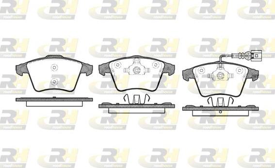 Roadhouse 21045.01 - Brake Pad Set, disc brake autospares.lv