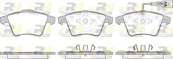 Roadhouse 21045.11 - Brake Pad Set, disc brake autospares.lv