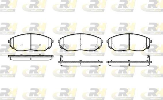 Roadhouse 21041.02 - Brake Pad Set, disc brake autospares.lv