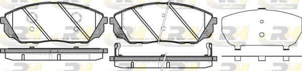 Roadhouse 21041.12 - Brake Pad Set, disc brake autospares.lv