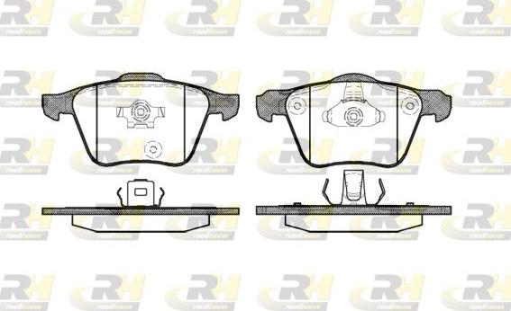 Roadhouse 21043.00 - Brake Pad Set, disc brake autospares.lv