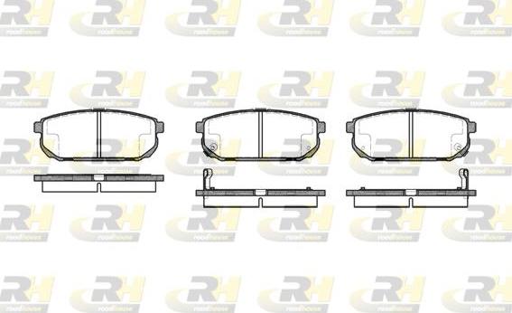 Roadhouse 21042.02 - Brake Pad Set, disc brake autospares.lv