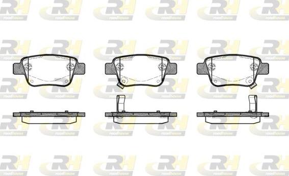 Roadhouse 21047.02 - Brake Pad Set, disc brake autospares.lv