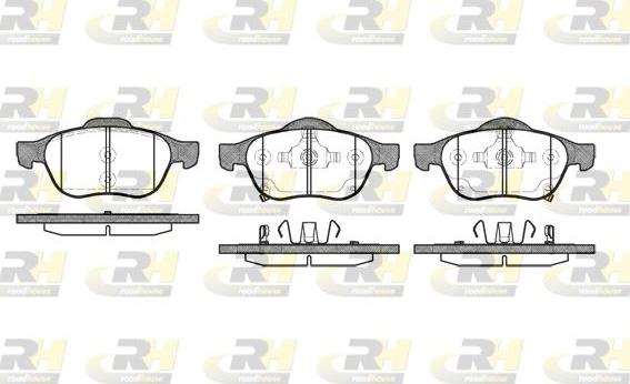 Roadhouse 21054.02 - Brake Pad Set, disc brake autospares.lv