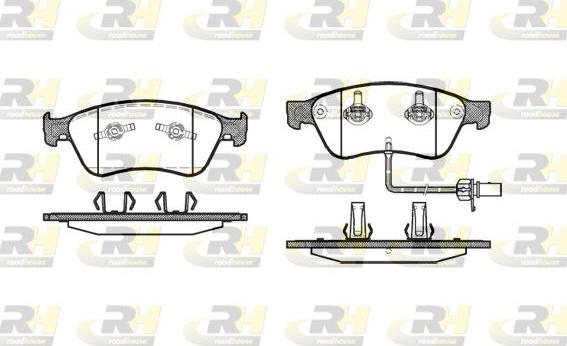 Roadhouse 21056.02 - Brake Pad Set, disc brake autospares.lv