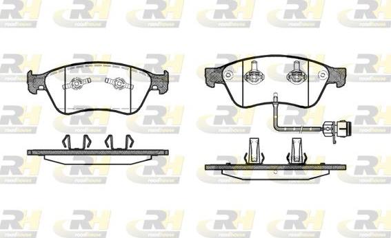 Roadhouse 21056.12 - Brake Pad Set, disc brake autospares.lv