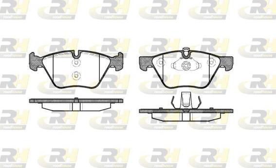 Roadhouse 21052.00 - Brake Pad Set, disc brake autospares.lv