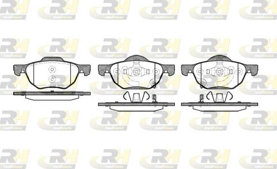 Roadhouse 21068.02 - Brake Pad Set, disc brake autospares.lv