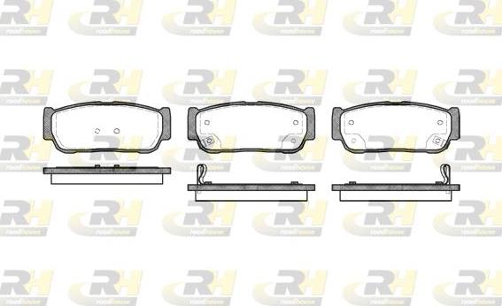 Roadhouse 21063.02 - Brake Pad Set, disc brake autospares.lv