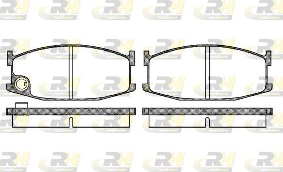 Roadhouse 2108.10 - Brake Pad Set, disc brake autospares.lv