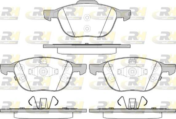 Roadhouse 21082.12 - Brake Pad Set, disc brake autospares.lv