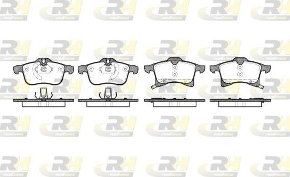 Roadhouse 21036.02 - Brake Pad Set, disc brake autospares.lv