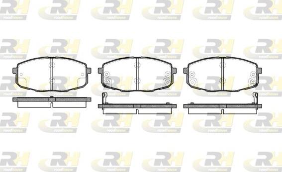 Roadhouse 21038.02 - Brake Pad Set, disc brake autospares.lv