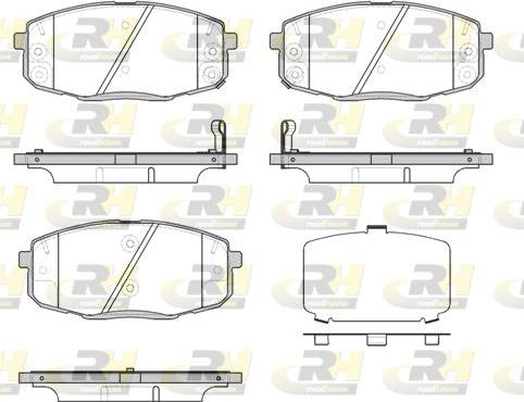 Roadhouse 21038.12 - Brake Pad Set, disc brake autospares.lv