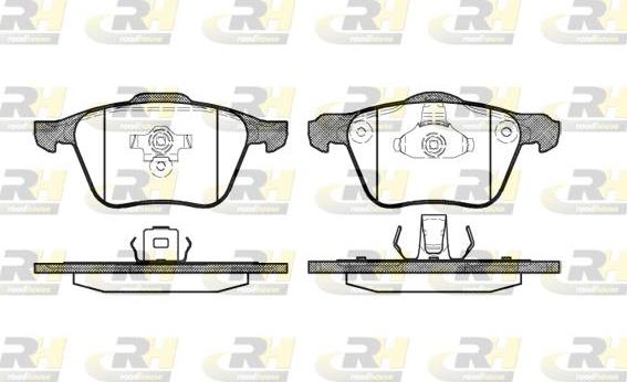 Roadhouse 21070.00 - Brake Pad Set, disc brake autospares.lv