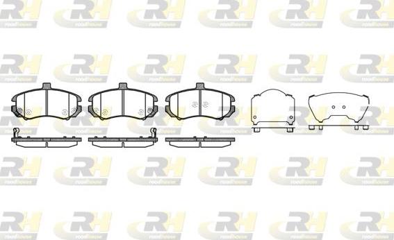 Roadhouse 21194.02 - Brake Pad Set, disc brake autospares.lv