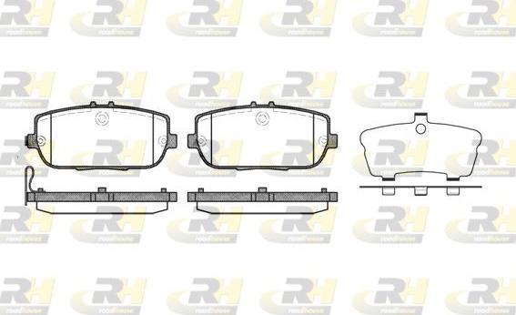 Roadhouse 21190.01 - Brake Pad Set, disc brake autospares.lv