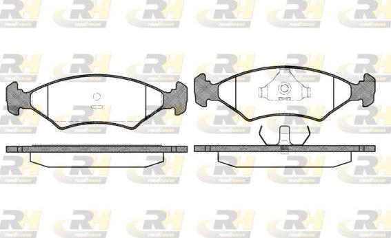 Roadhouse 2119.20 - Brake Pad Set, disc brake autospares.lv