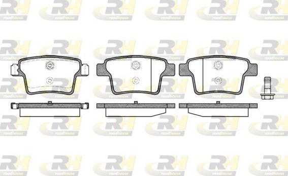 Roadhouse 21149.10 - Brake Pad Set, disc brake autospares.lv