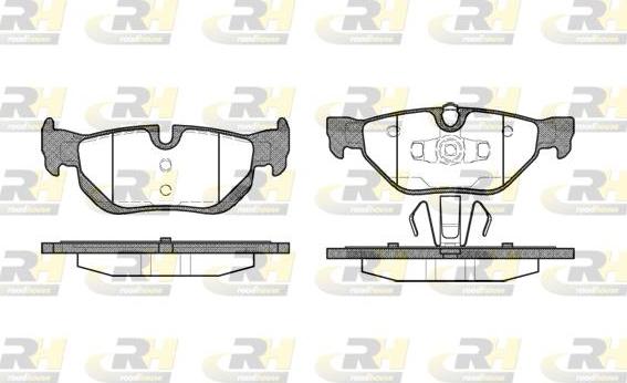 Roadhouse 21145.00 - Brake Pad Set, disc brake autospares.lv