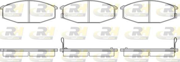 Roadhouse 2115.02 - Brake Pad Set, disc brake autospares.lv