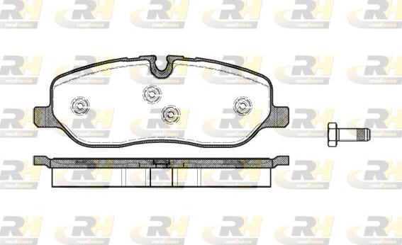 Roadhouse 21158.00 - Brake Pad Set, disc brake autospares.lv