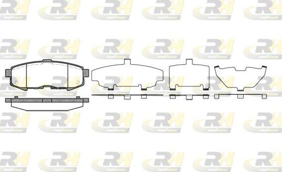 Roadhouse 21160.00 - Brake Pad Set, disc brake autospares.lv