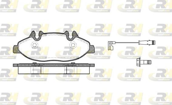 Roadhouse 21109.02 - Brake Pad Set, disc brake autospares.lv