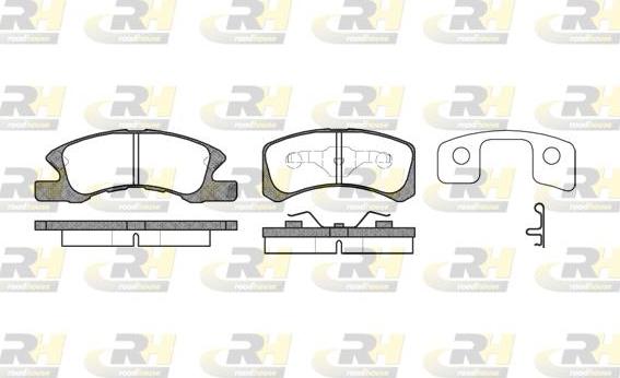 Roadhouse 21111.02 - Brake Pad Set, disc brake autospares.lv