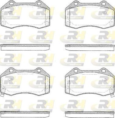 Roadhouse 21113.02 - Brake Pad Set, disc brake autospares.lv