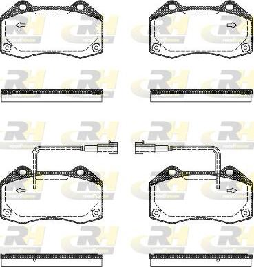 Roadhouse 21113.10 - Brake Pad Set, disc brake autospares.lv