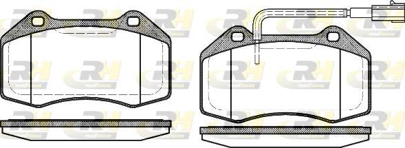 Roadhouse 21113.12 - Brake Pad Set, disc brake autospares.lv