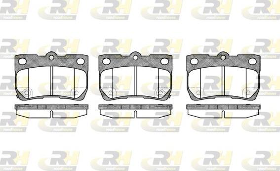 Roadhouse 21181.02 - Brake Pad Set, disc brake autospares.lv