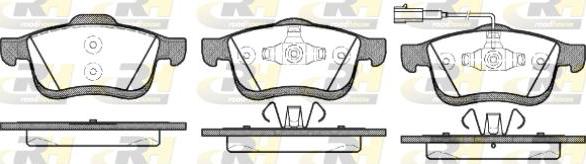 Roadhouse 21183.01 - Brake Pad Set, disc brake autospares.lv