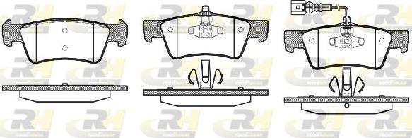 Roadhouse 21187.01 - Brake Pad Set, disc brake autospares.lv