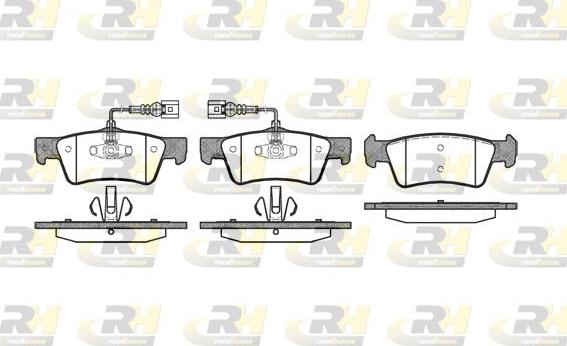 Roadhouse 21187.02 - Brake Pad Set, disc brake autospares.lv