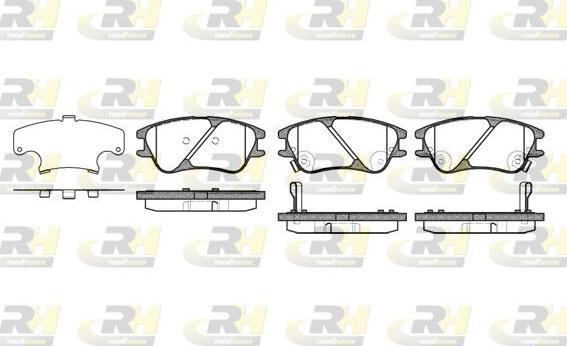 Roadhouse 21139.02 - Brake Pad Set, disc brake autospares.lv