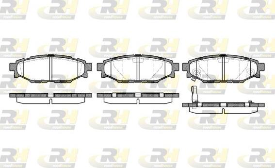 Roadhouse 21136.01 - Brake Pad Set, disc brake autospares.lv