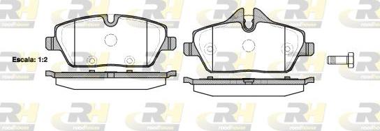 Roadhouse 21131.10 - Brake Pad Set, disc brake autospares.lv