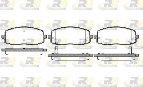 Roadhouse 21133.02 - Brake Pad Set, disc brake autospares.lv