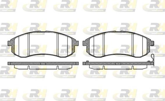 Roadhouse 21129.01 - Brake Pad Set, disc brake autospares.lv