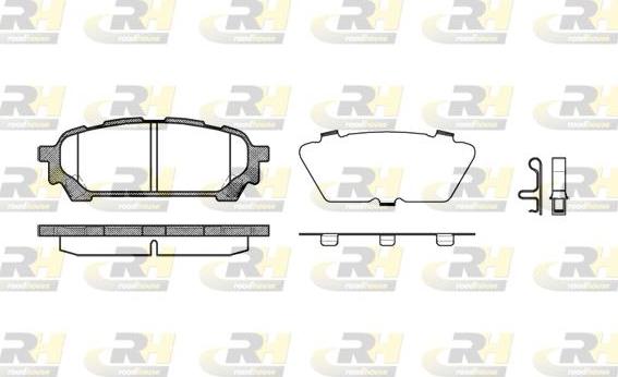 Roadhouse 21176.01 - Brake Pad Set, disc brake autospares.lv