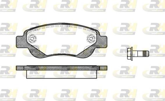 Roadhouse 21177.00 - Brake Pad Set, disc brake autospares.lv