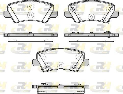 Roadhouse 21804.02 - Brake Pad Set, disc brake autospares.lv