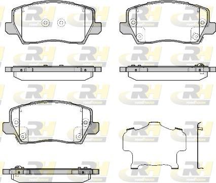 Roadhouse 21803.02 - Brake Pad Set, disc brake autospares.lv