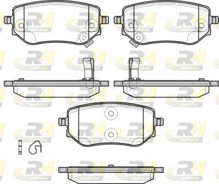 Roadhouse 21802.02 - Brake Pad Set, disc brake autospares.lv