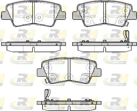 Roadhouse 21807.02 - Brake Pad Set, disc brake autospares.lv