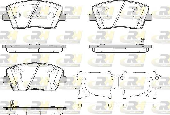 Roadhouse 21811.02 - Brake Pad Set, disc brake autospares.lv