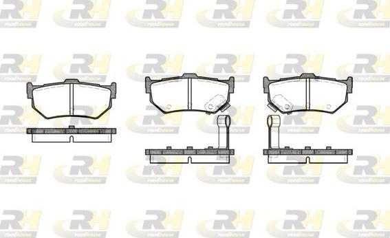 Roadhouse 2183.02 - Brake Pad Set, disc brake autospares.lv