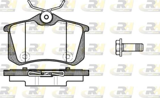 Roadhouse 21391.10 - Brake Pad Set, disc brake autospares.lv